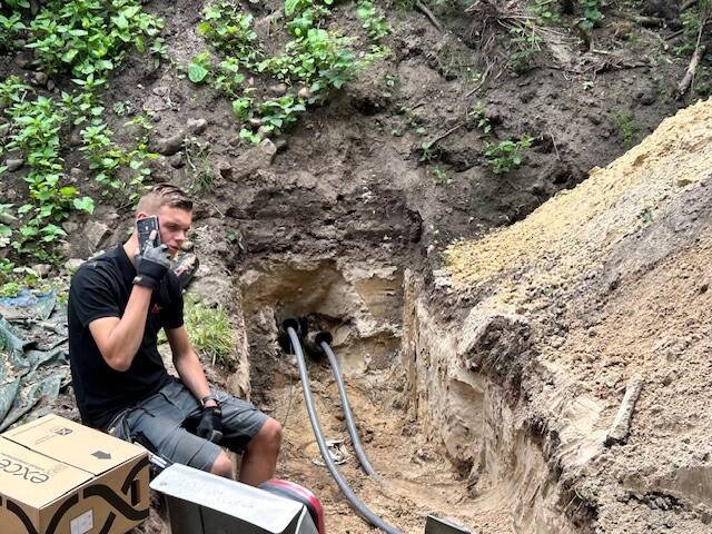 Construction site work